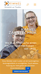 Mobile Screenshot of kimmel-zahntechnik.de